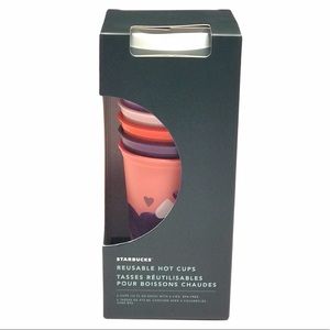 Starbucks Reusable Hot cups (set of 6 cups)
